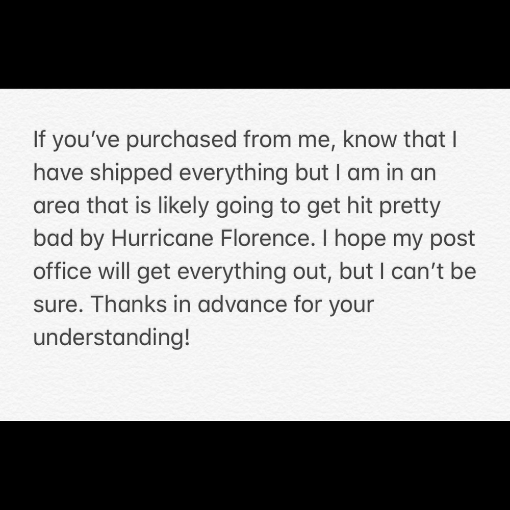 A note to my buyers 💗